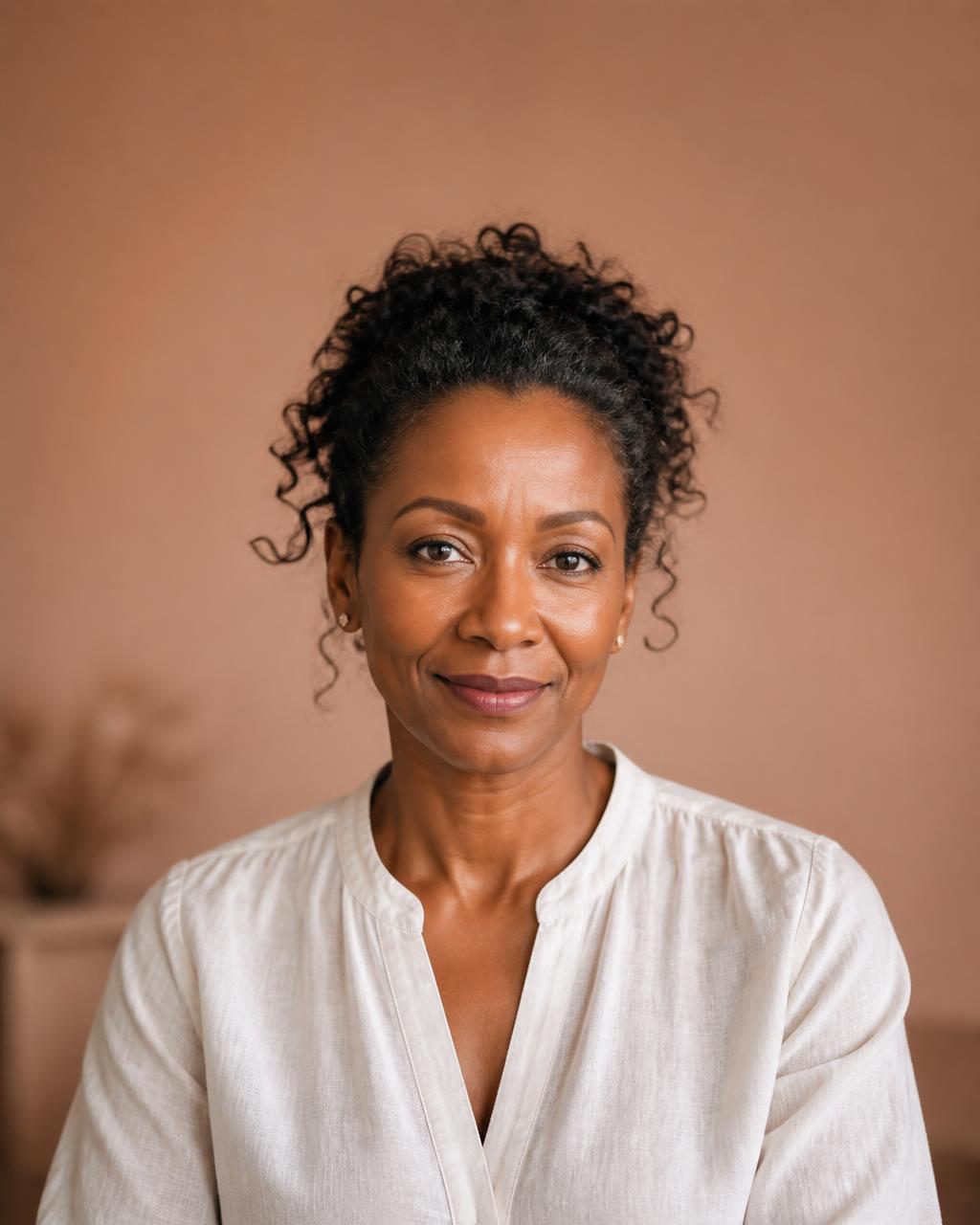 Grace, a warm mentor companion in the Think Pretty app